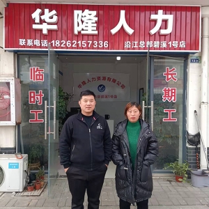 华隆人力碧溪店21年合影