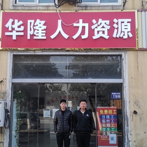 华隆人力梅李店21年合影